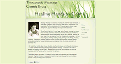Desktop Screenshot of healinghandsbyconnie.com